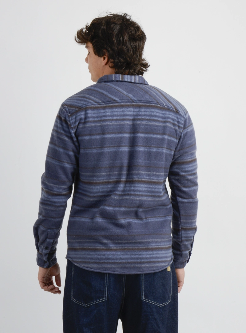 CAMISA POLAR MANGA LARGA GLACIER OVERSHIRT AZUL - 2