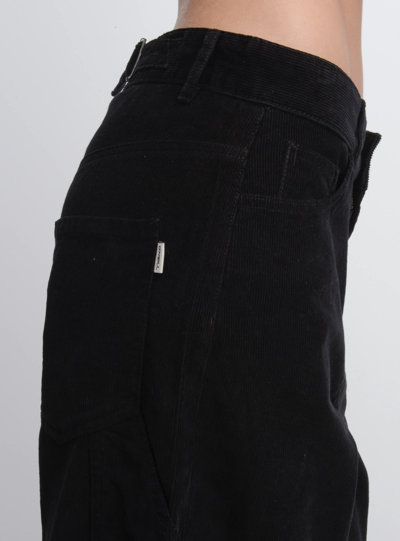 PANTALON COTELE LUX  NEGRO - 5