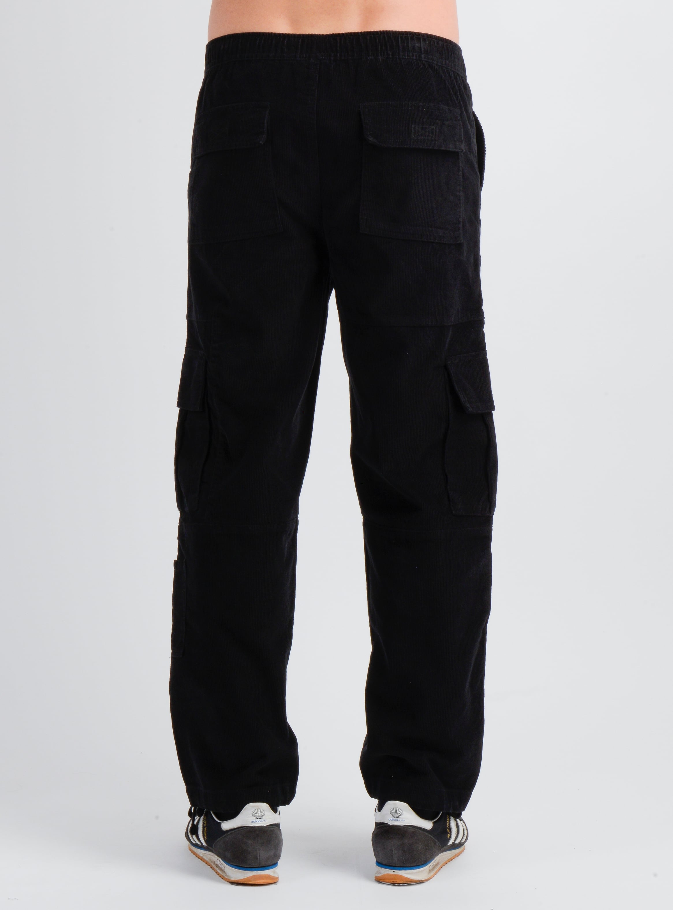 PANTALON COTELE CARGO SURF II NEGRO - 2