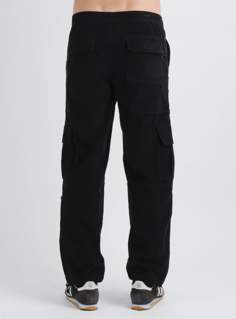 PANTALON COTELE CARGO SURF II NEGRO - 2