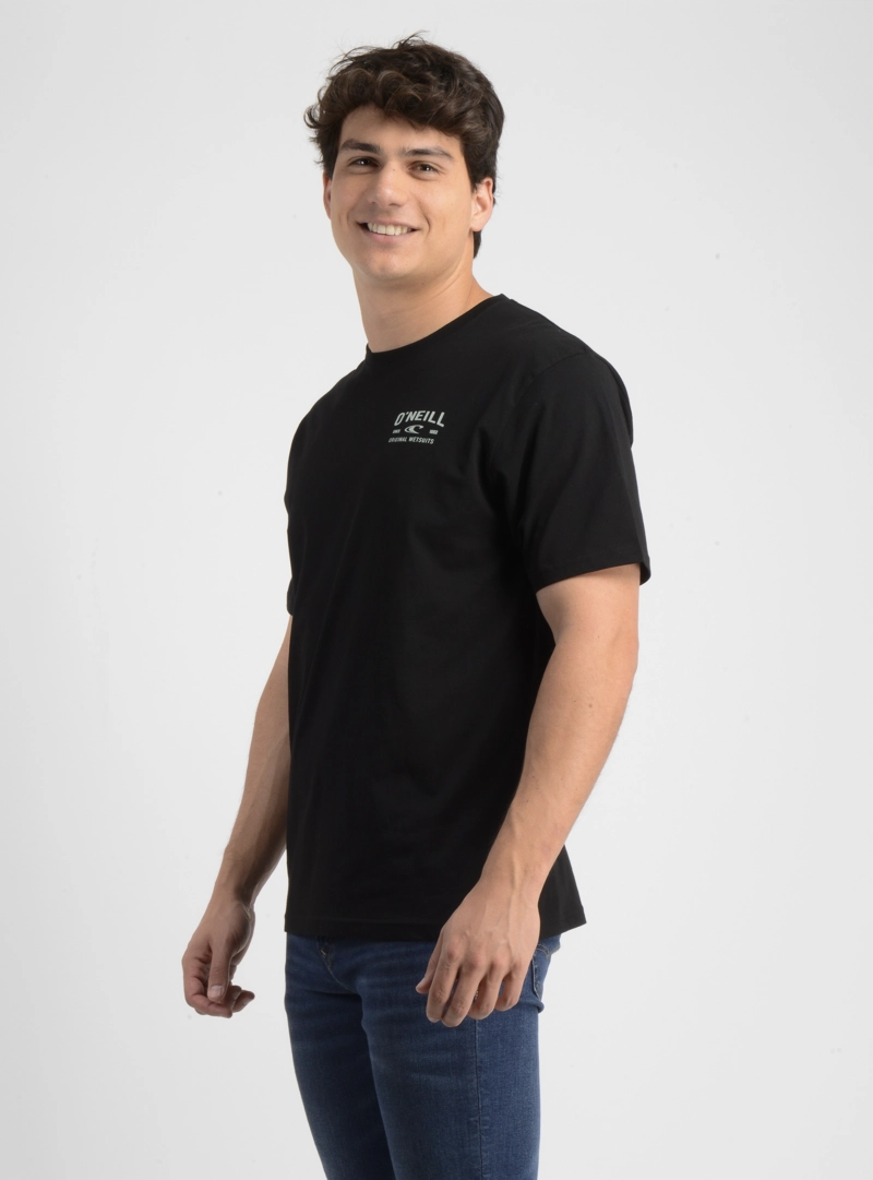 POLERA MANGA CORTA LAYERED UP NEGRO - 3