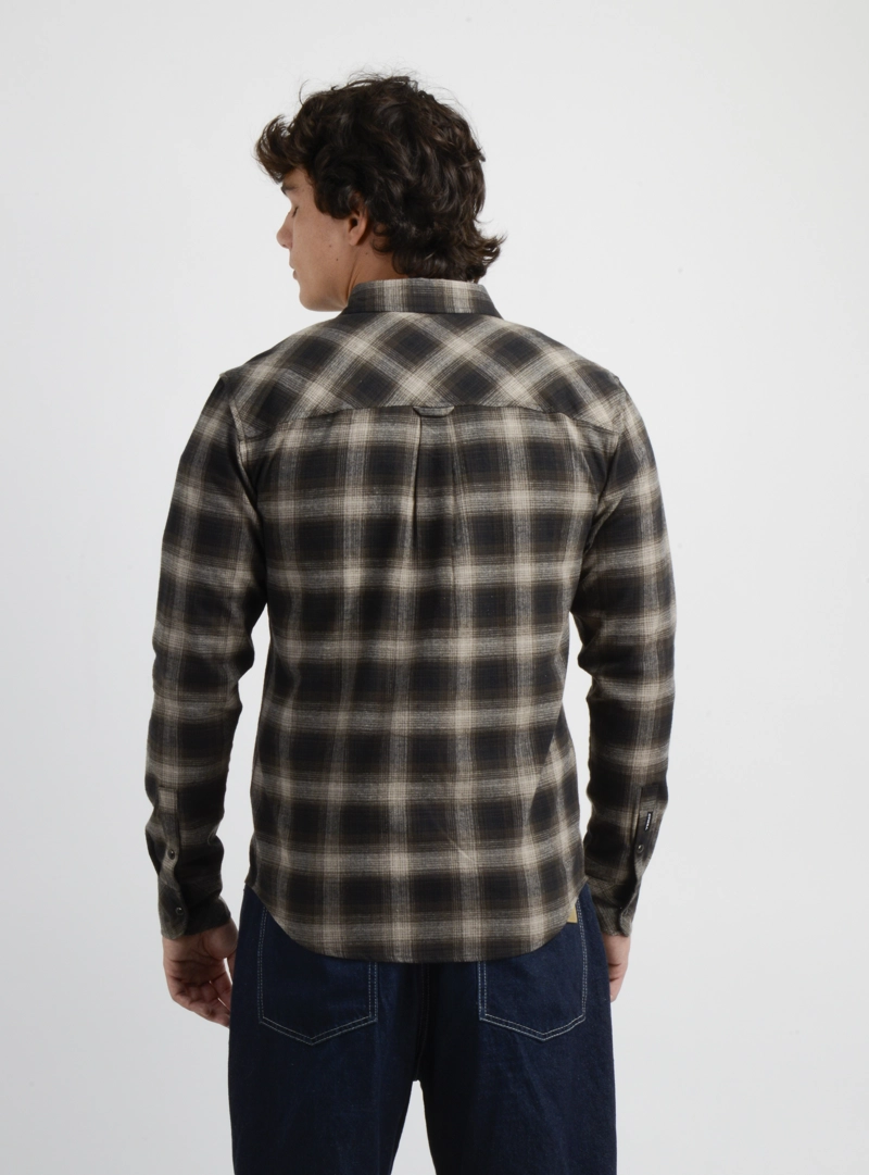 CAMISA MANGA LARGA FLANDERS VERDE OSCURO - 2
