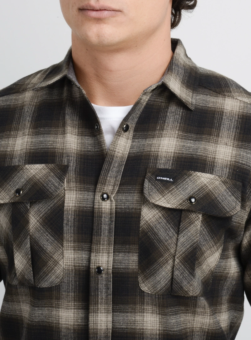CAMISA MANGA LARGA FLANDERS VERDE OSCURO - 5
