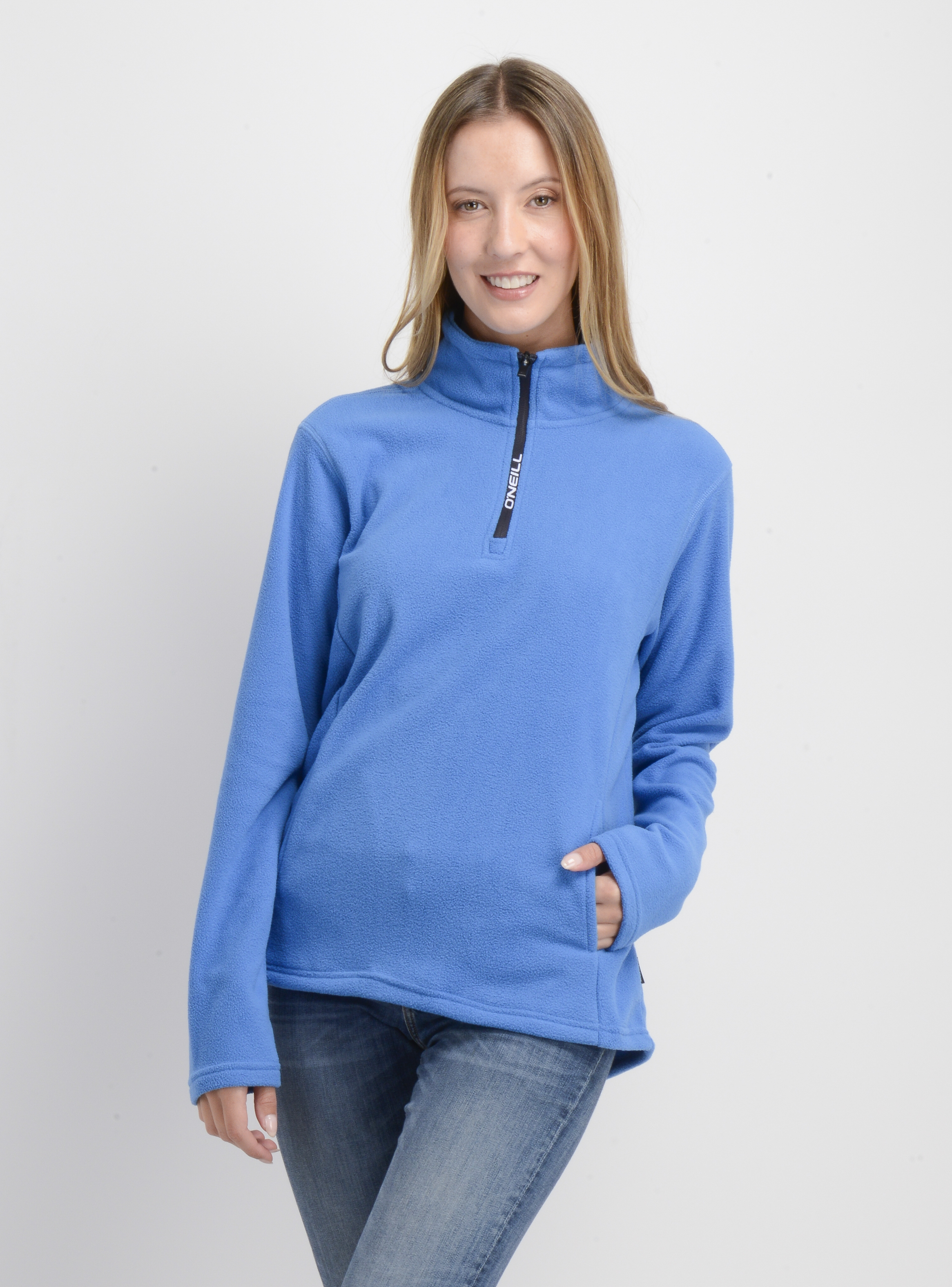 POLERON MICROPOLAR HALF JACK'S II AZUL - 1