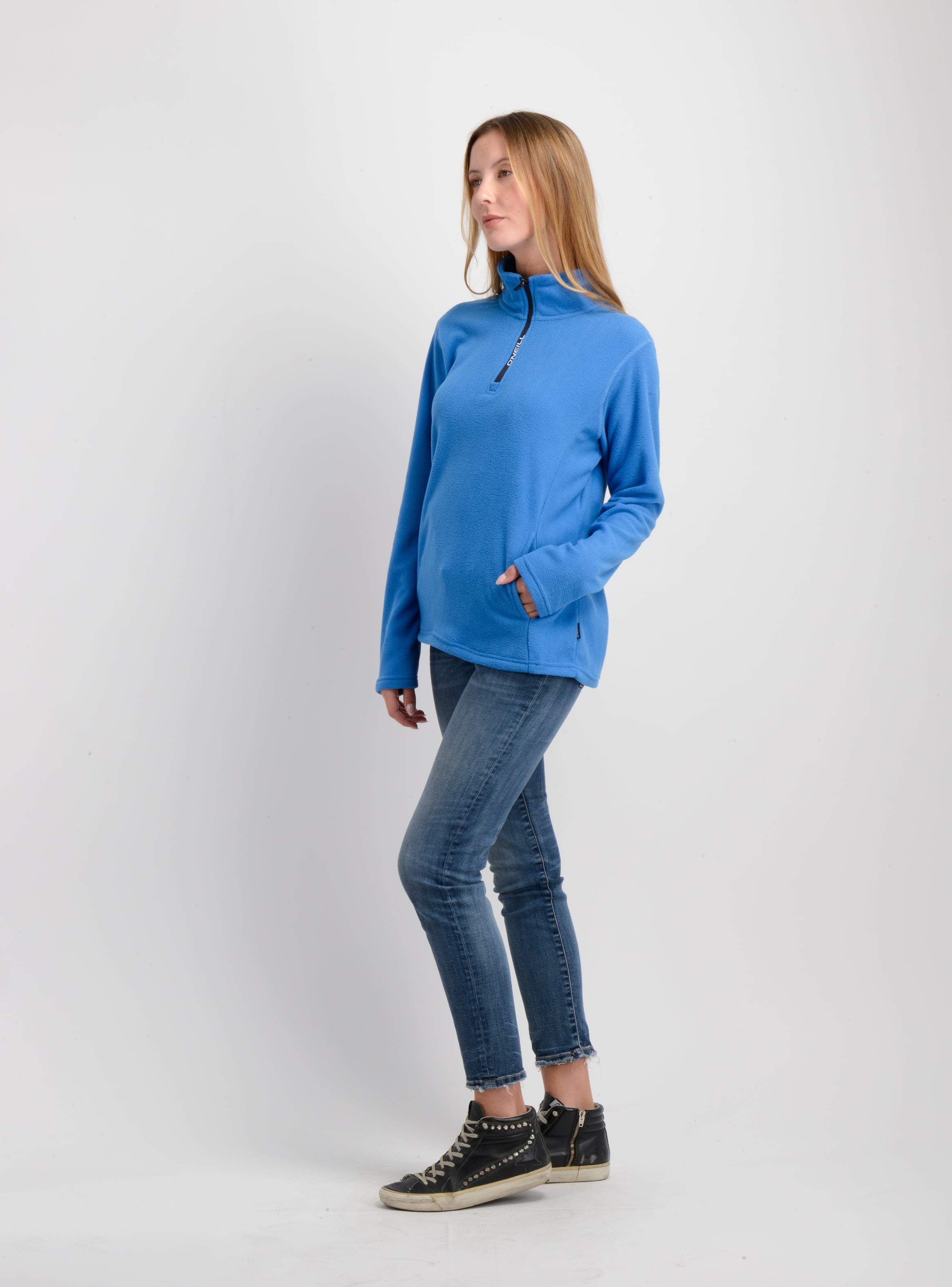 POLERON MICROPOLAR HALF JACK'S II AZUL - 3