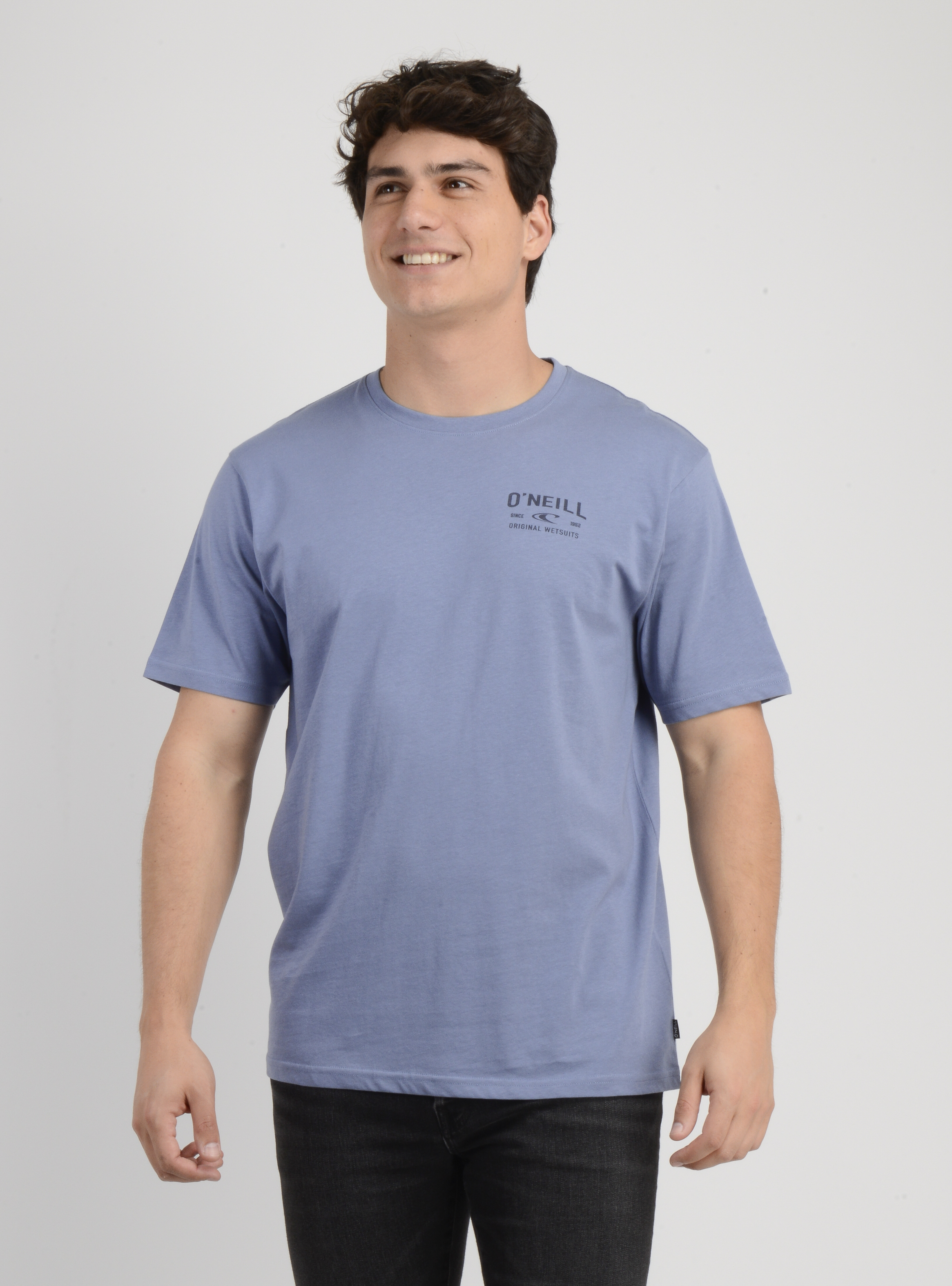 POLERA MANGA CORTA LAYERED UP AZUL CLARO - 1