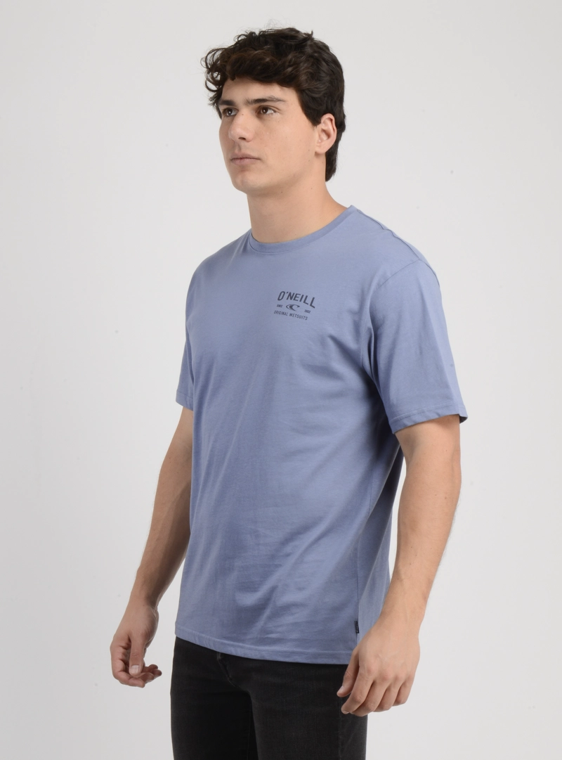 POLERA MANGA CORTA LAYERED UP AZUL CLARO - 3