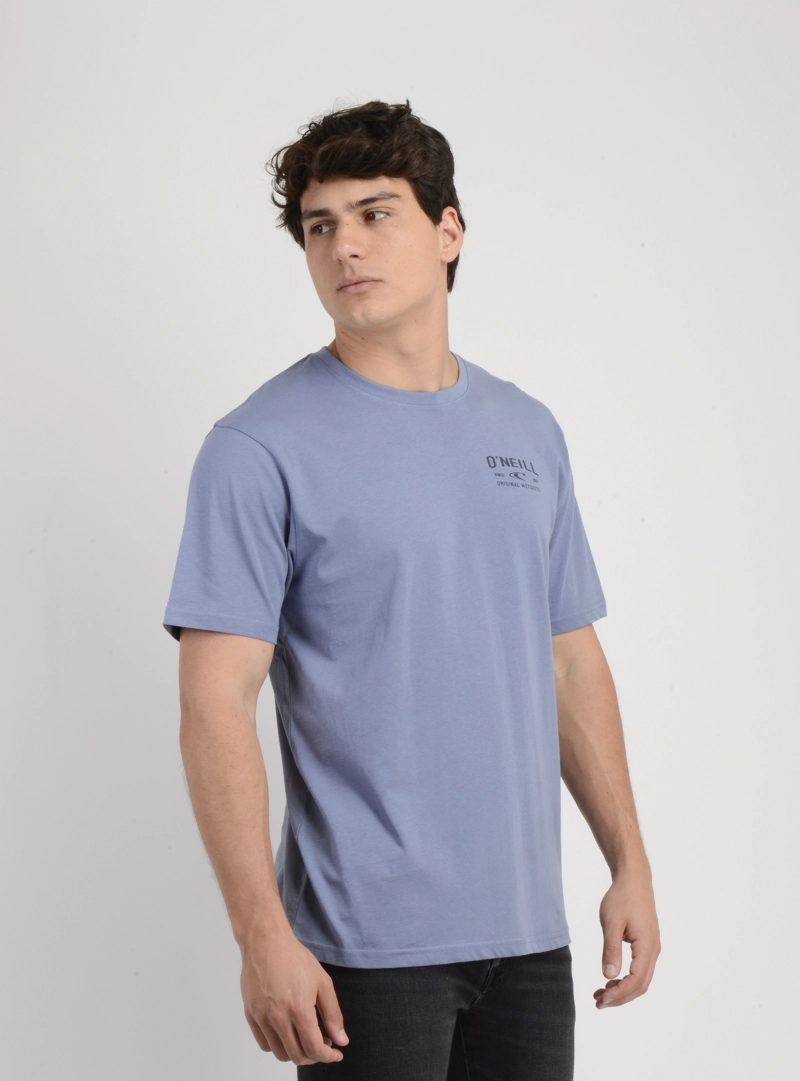 POLERA MANGA CORTA LAYERED UP AZUL CLARO - 4