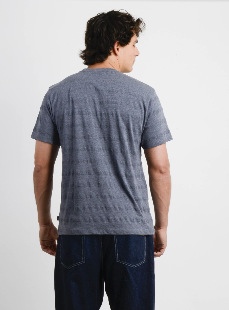 POLERA MANGA CORTA DINSMORE II AZUL OSCURO - 2