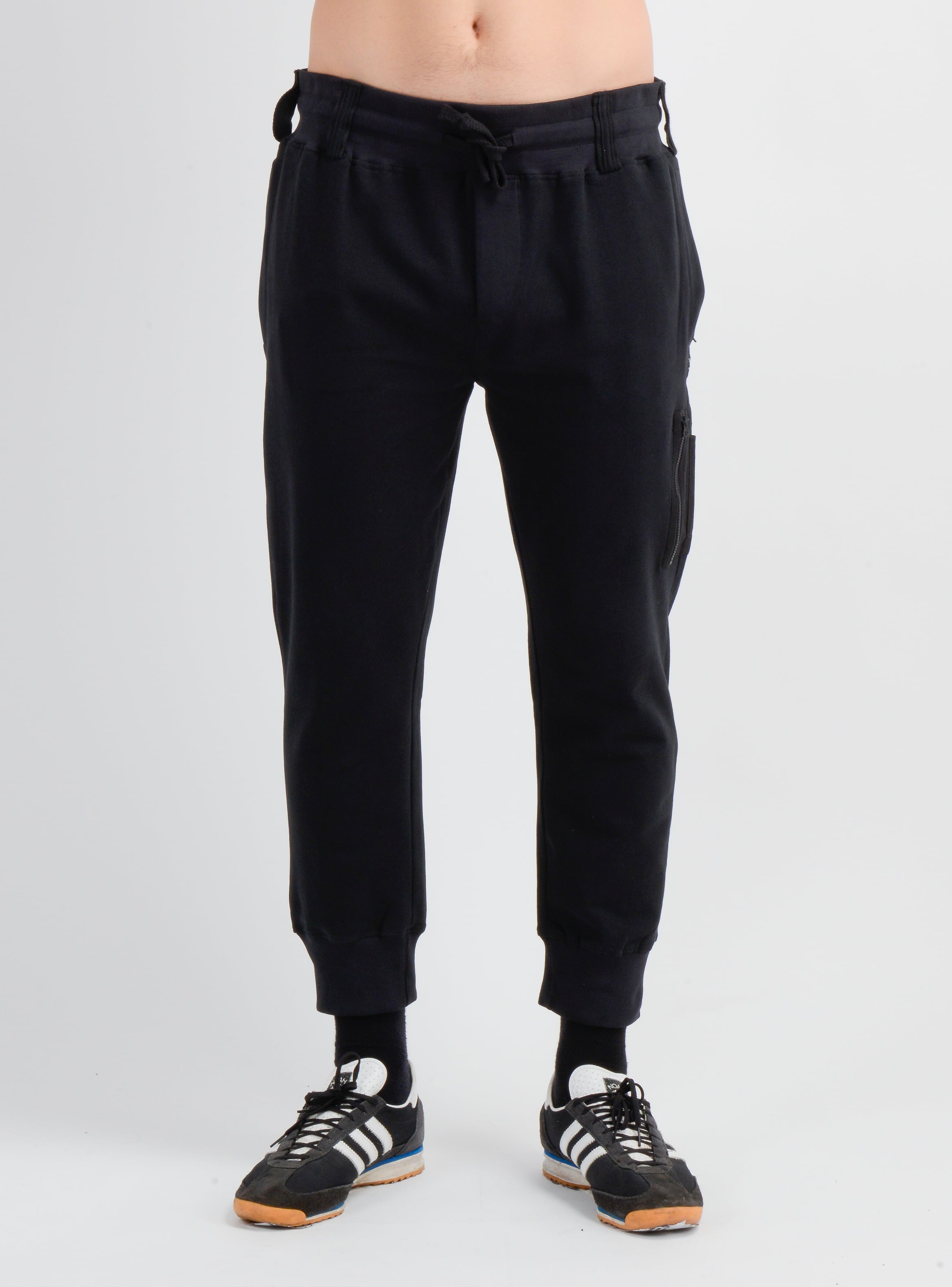 PANTALON BUZO TRANSFER  NEGRO - 1