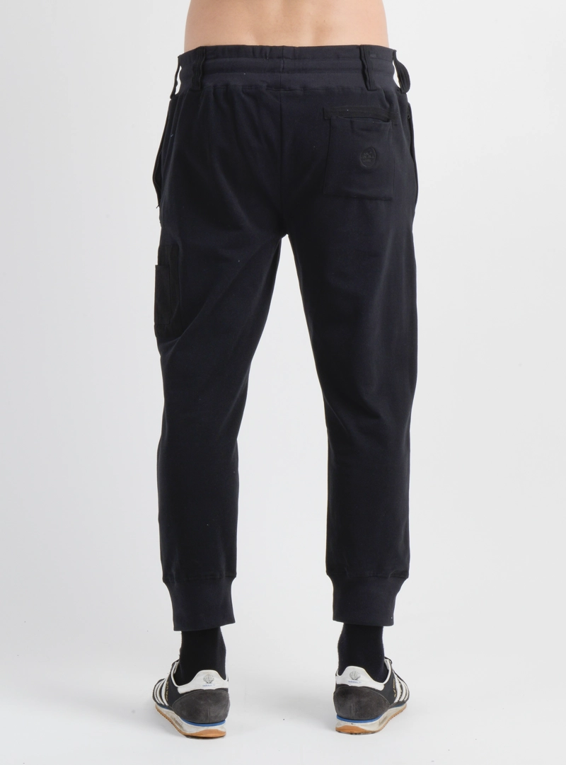 PANTALON BUZO TRANSFER  NEGRO - 2