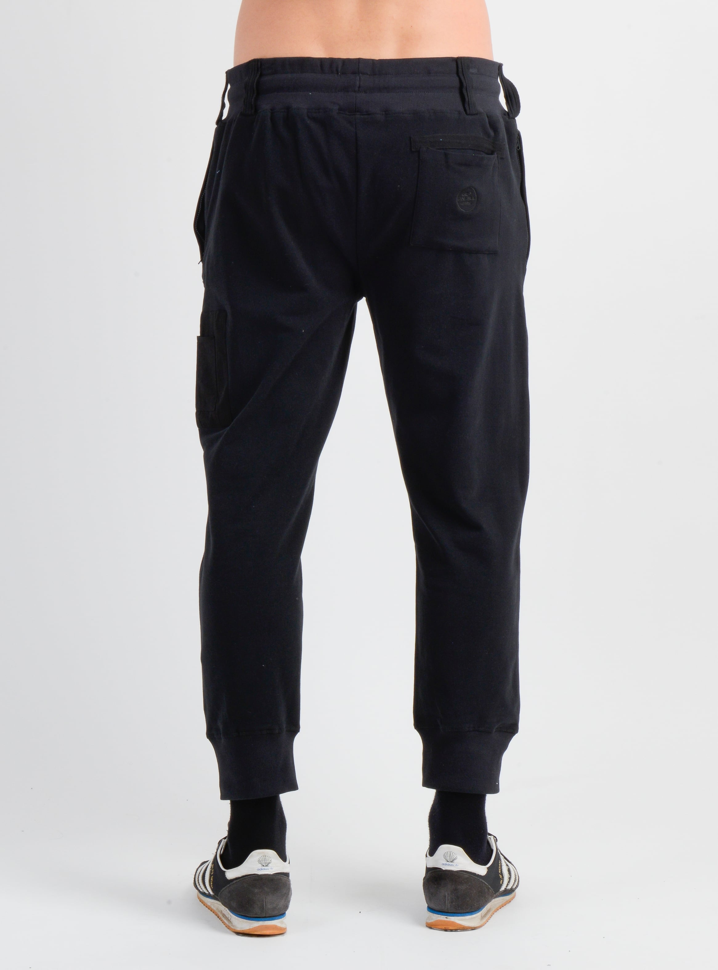 PANTALON BUZO TRANSFER  NEGRO - 2