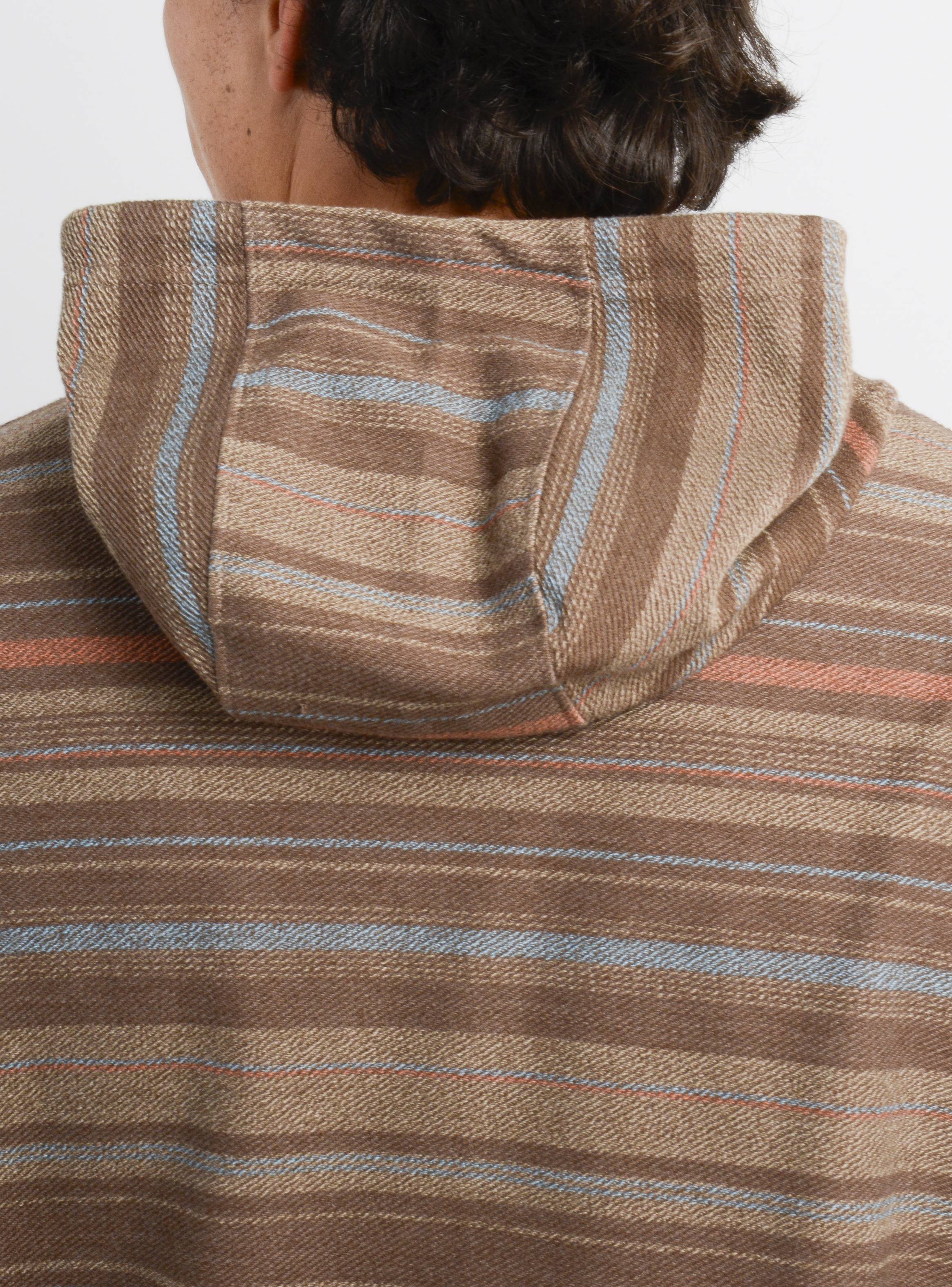 POLERON HOODIE BAVARO STRIPE II CAFE - 6