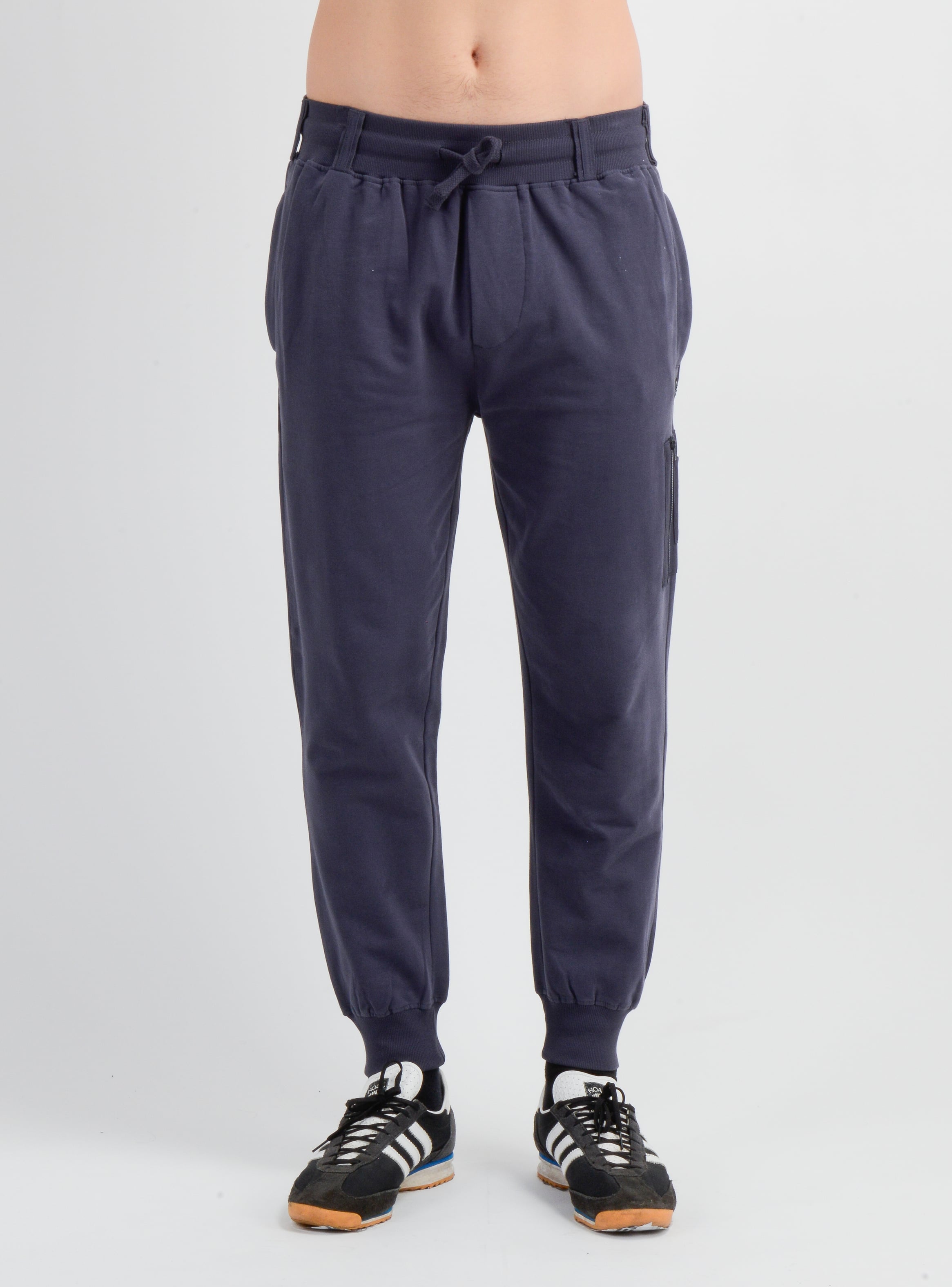PANTALON BUZO TRANSFER  AZUL OSCURO - 1