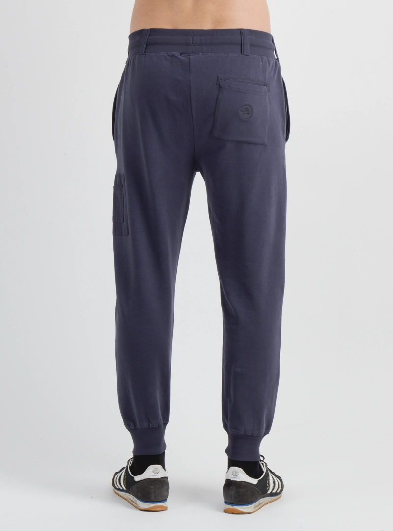 PANTALON BUZO TRANSFER  AZUL OSCURO - 2