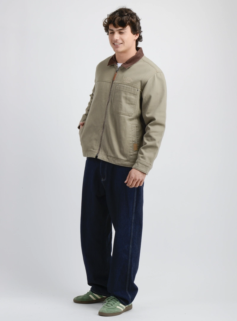 CHAQUETA DISTRICT BEIGE OSCURO - 3