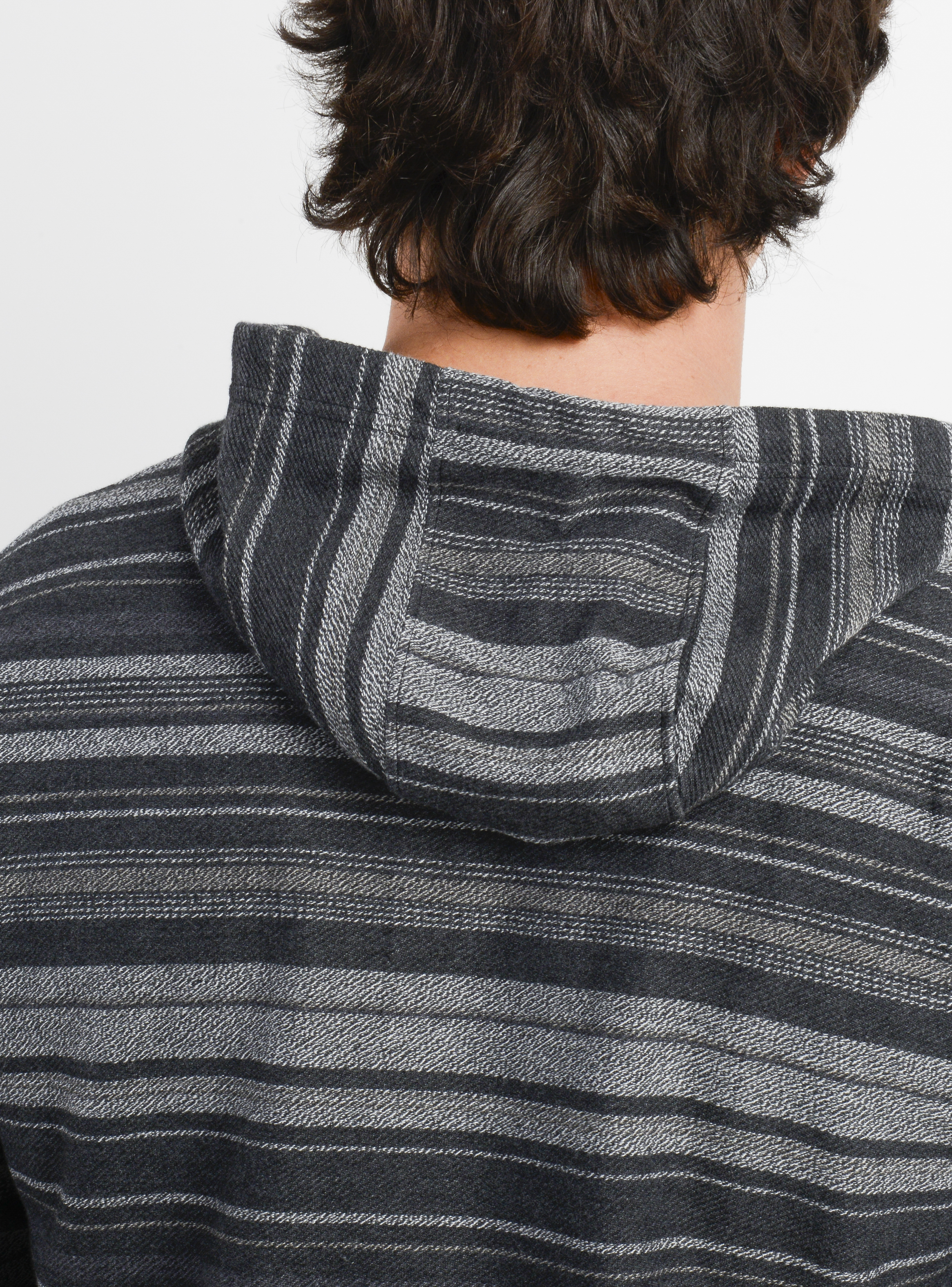POLERON HOODIE BAVARO STRIPE II NEGRO - 6