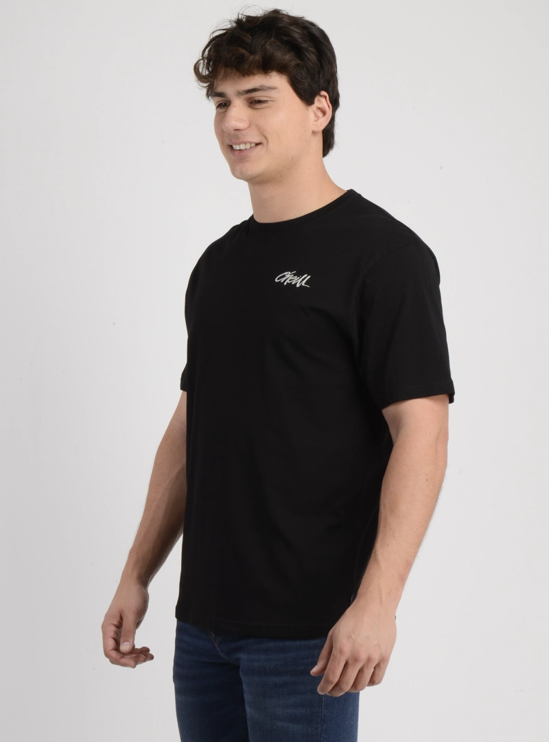 POLERA MANGA CORTA HOME GROWN NEGRO - 3