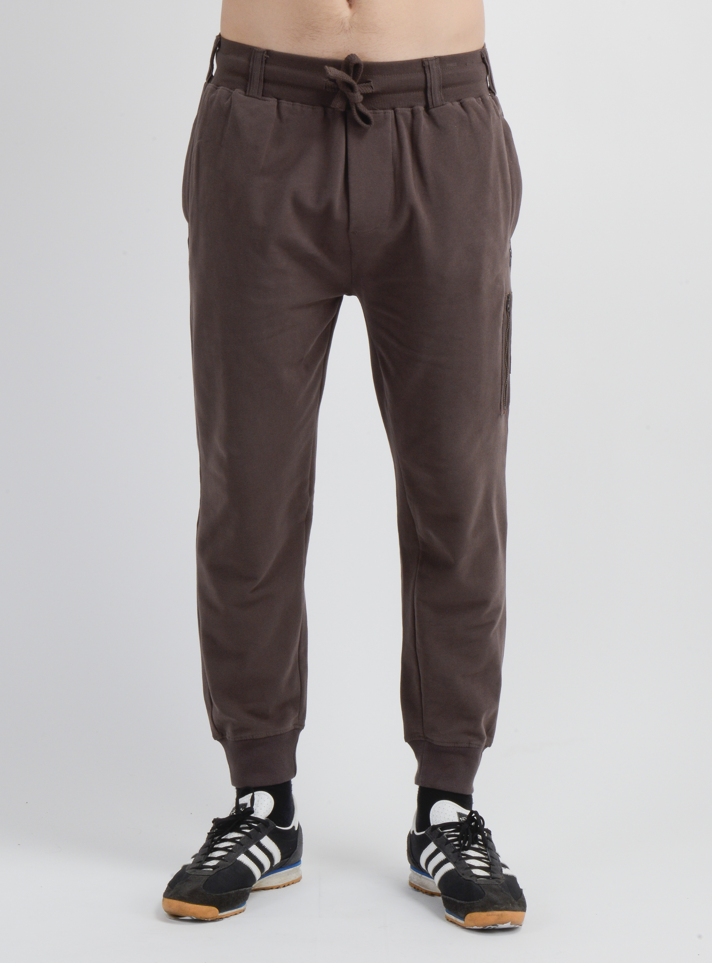 PANTALON BUZO TRANSFER  CAFE - 1