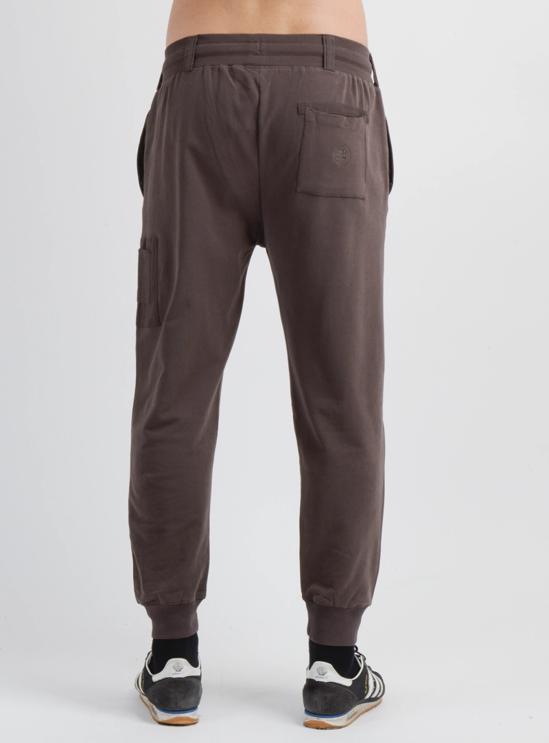 PANTALON BUZO TRANSFER  CAFE - 2