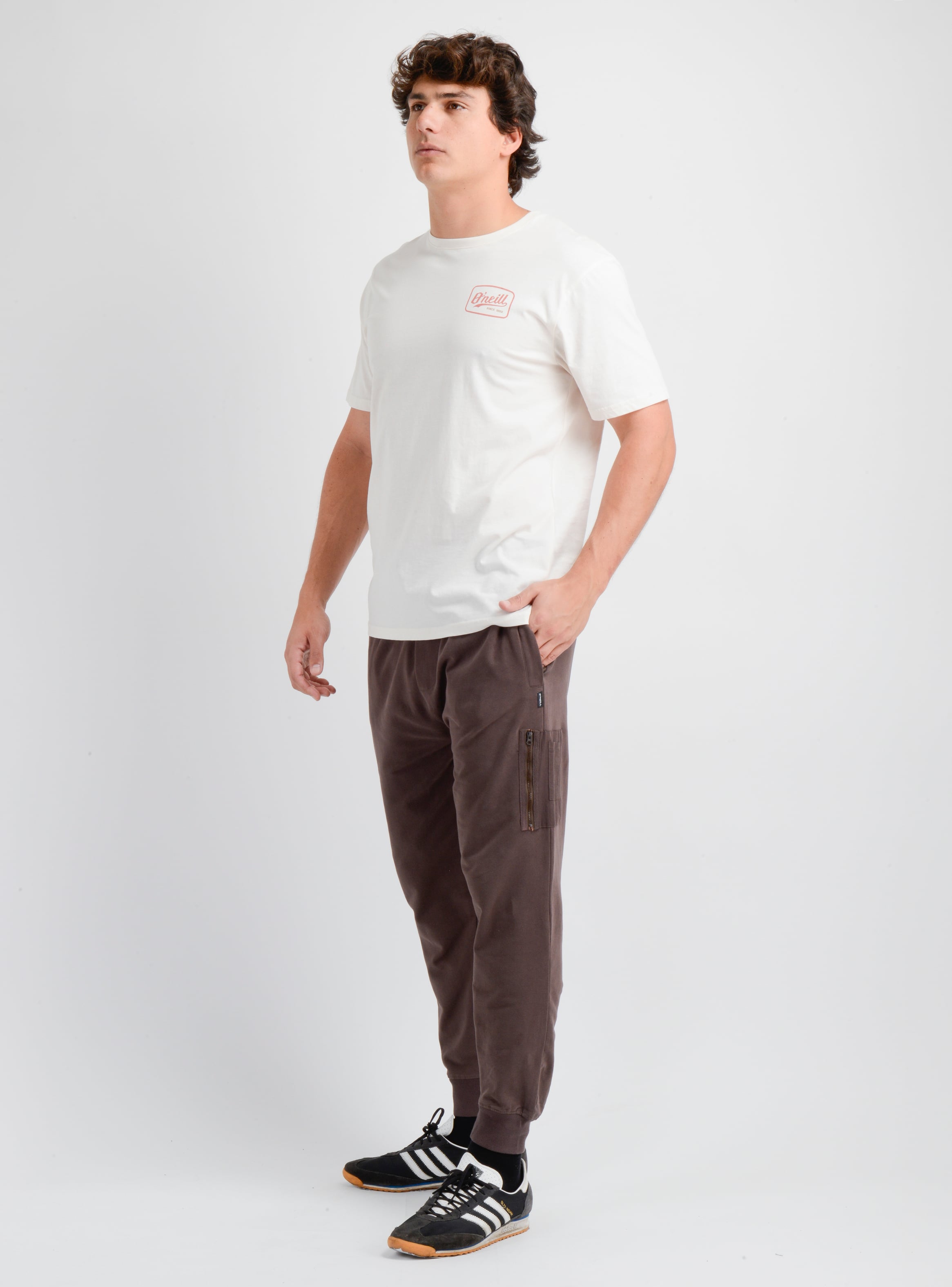 PANTALON BUZO TRANSFER  CAFE - 3