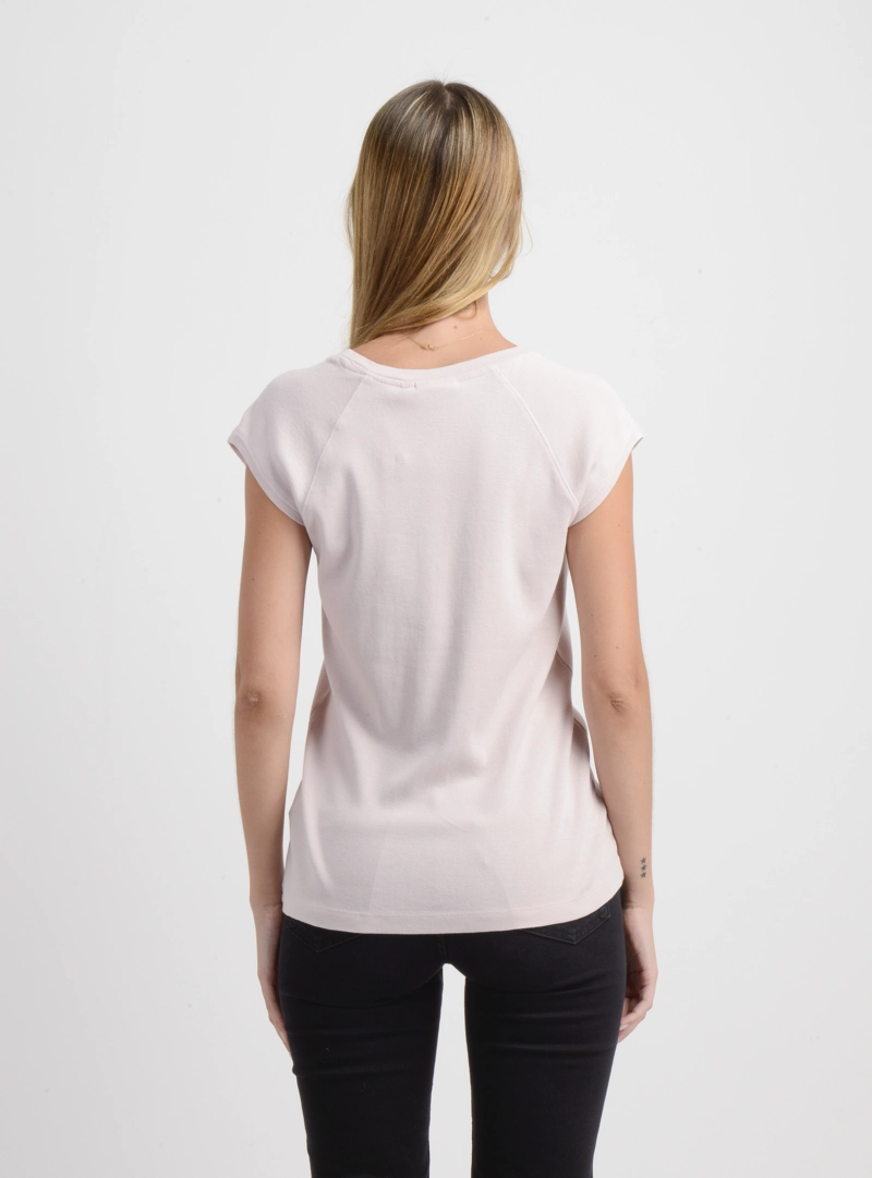 POLERA MANGA CORTA MONETTE ROSADO - 2
