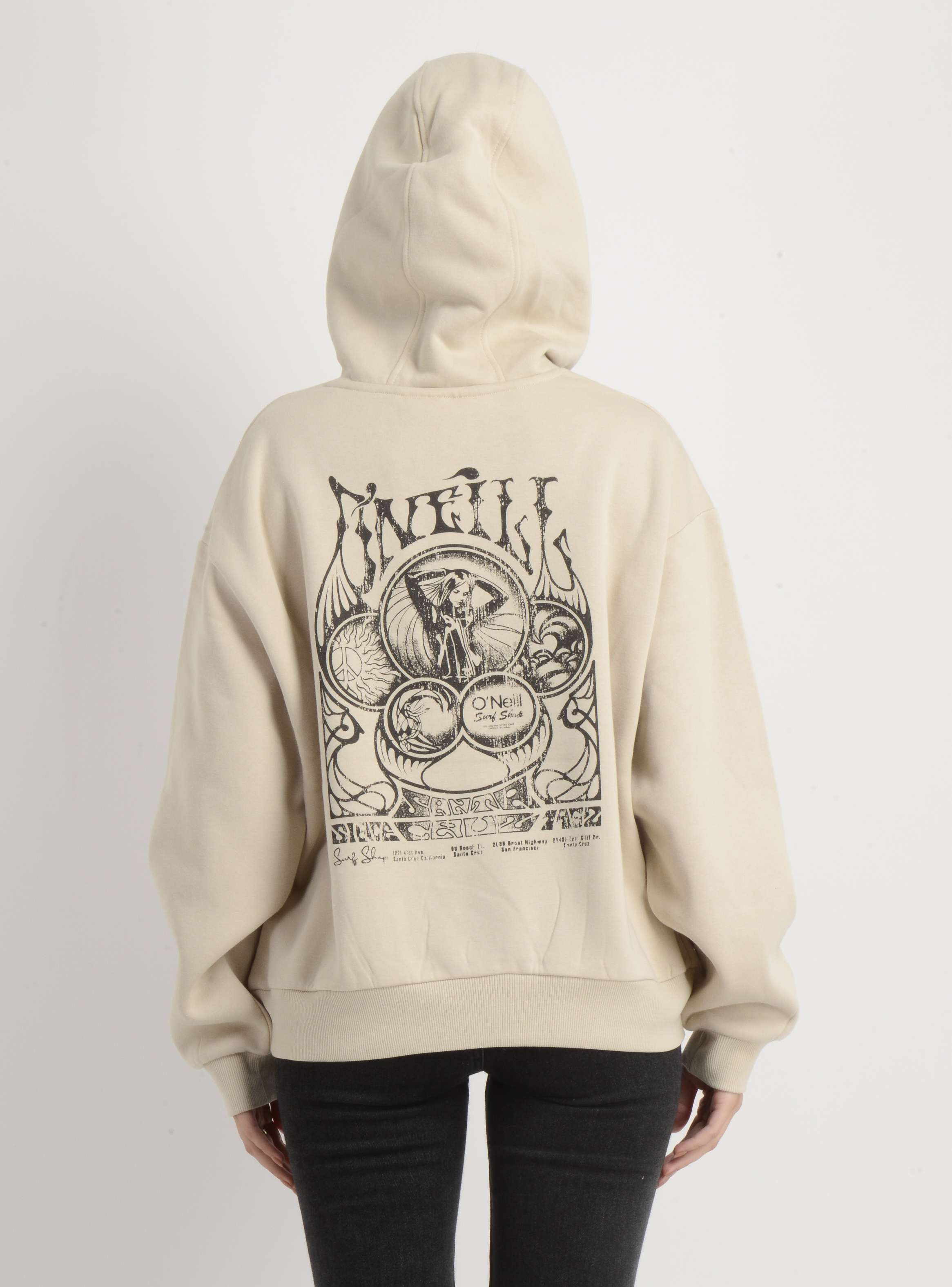 POLERON  HOODIE OG SURF SHOP BEIGE - 2