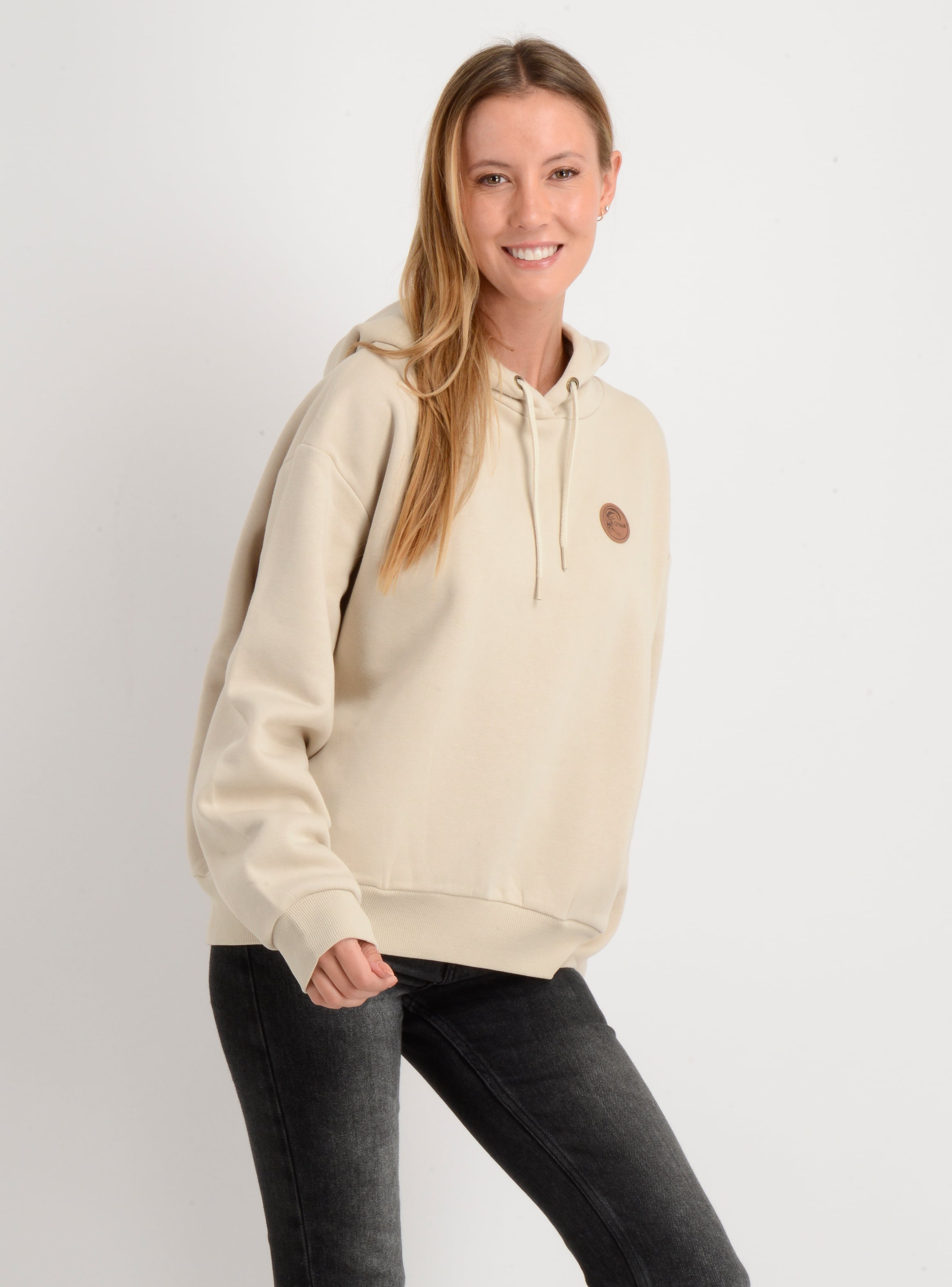 POLERON  HOODIE OG SURF SHOP BEIGE - 4