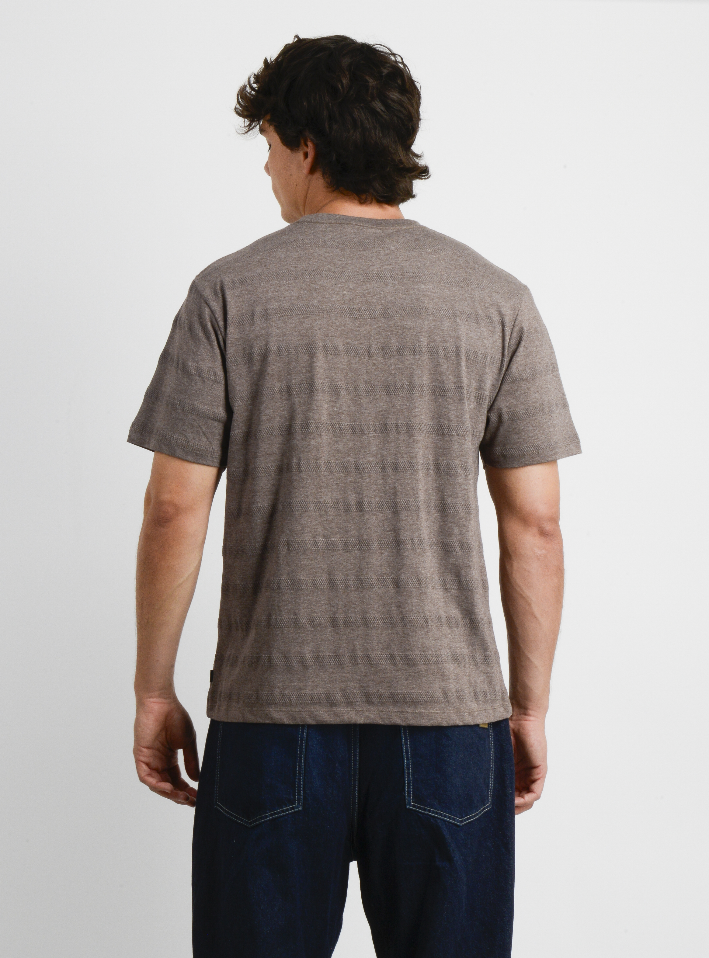 POLERA MANGA CORTA DINSMORE II CAFE - 2