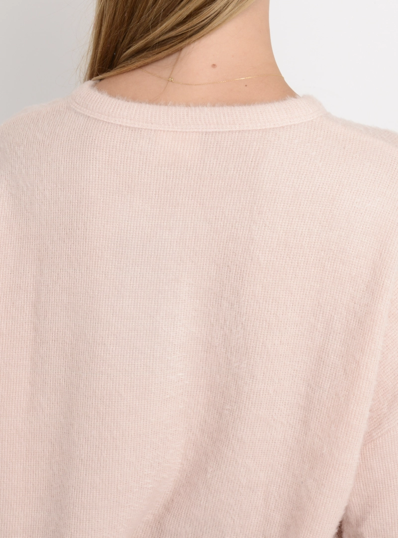 POLERA TEJIDA MANGA LARGA INESSA ROSADO CLARO - 6