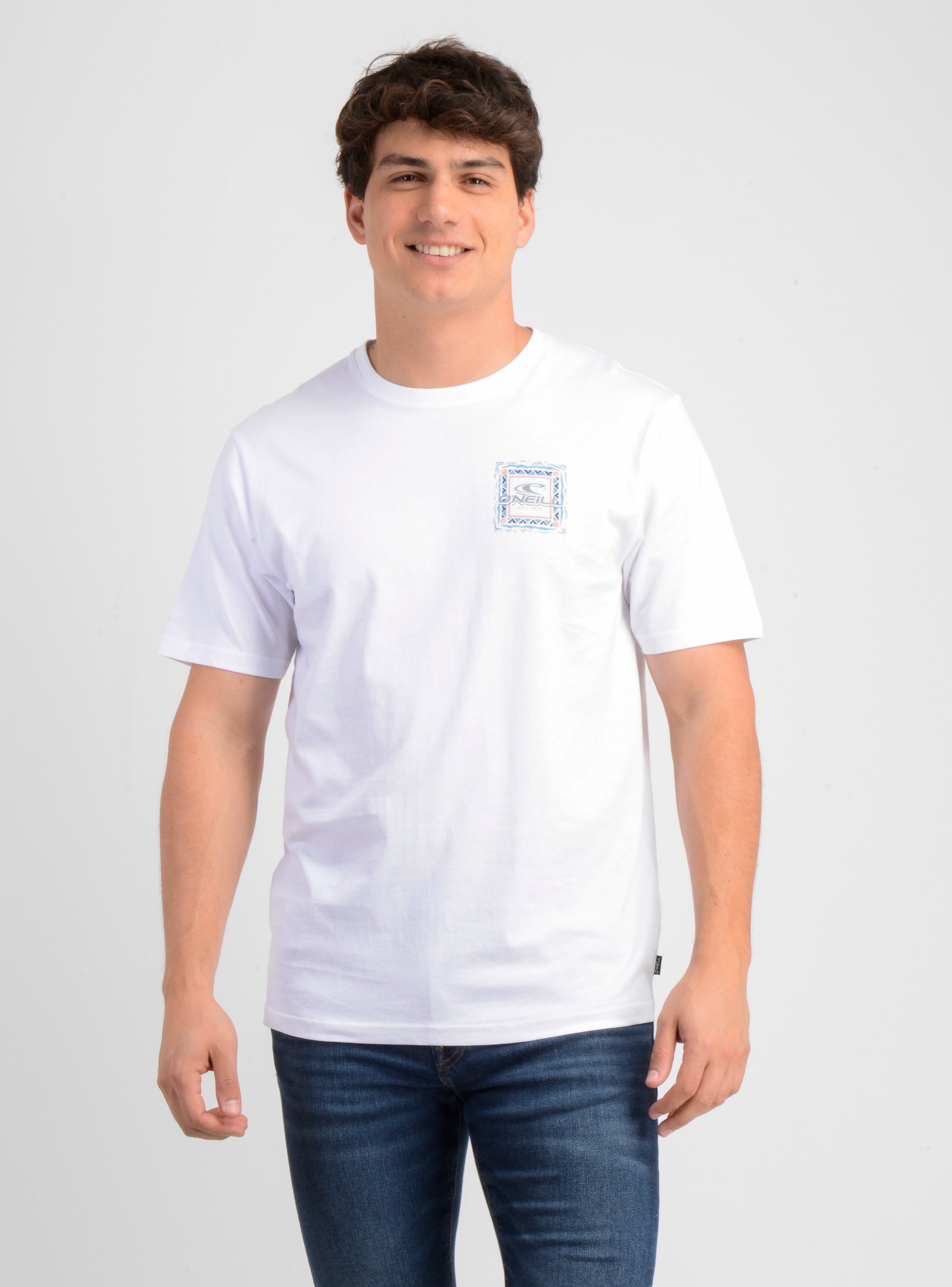 POLERA MANGA CORTA PATTERNS BLANCO - 1