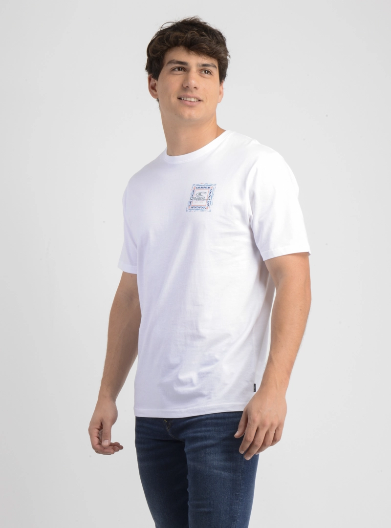 POLERA MANGA CORTA PATTERNS BLANCO - 3
