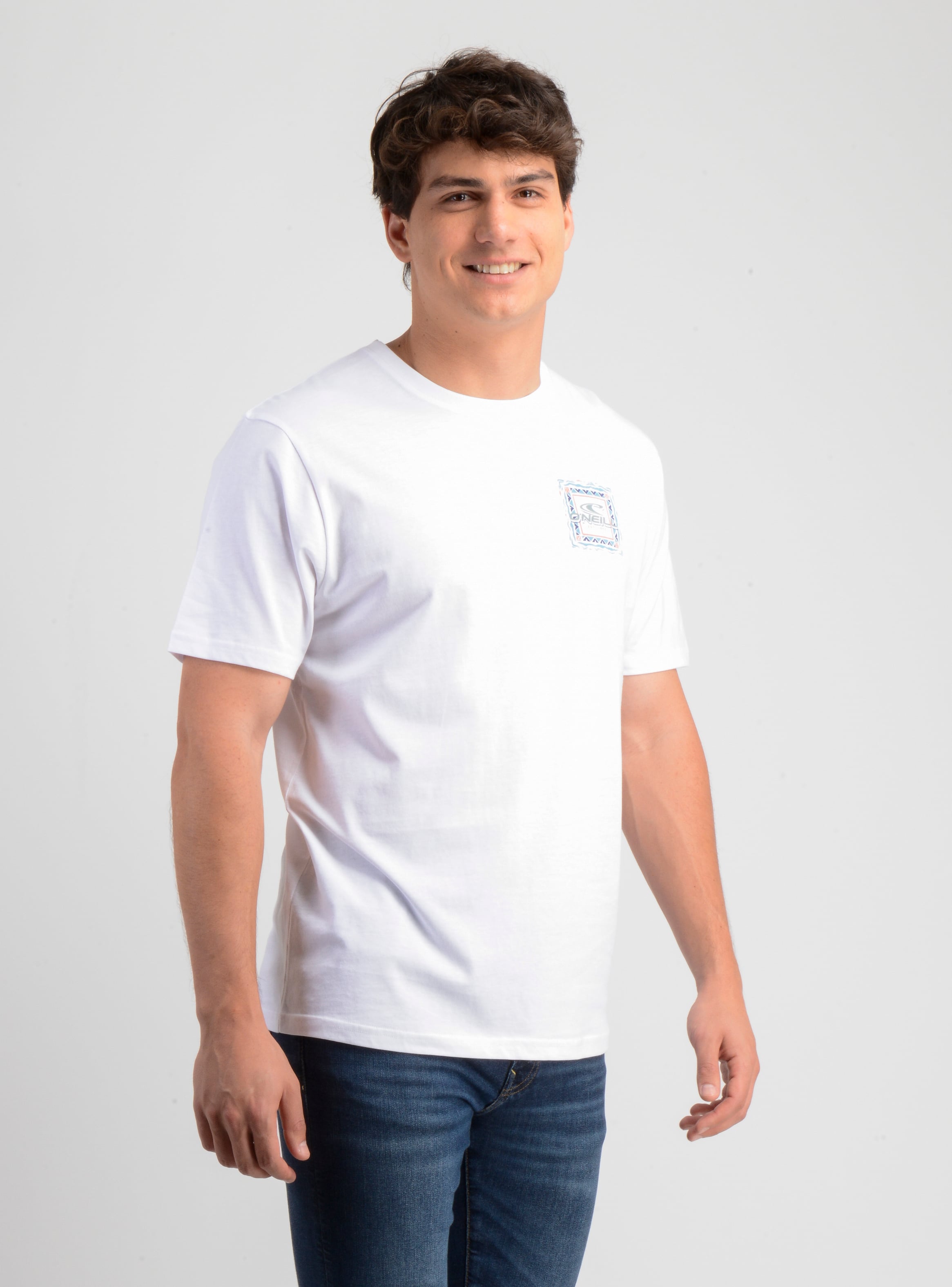 POLERA MANGA CORTA PATTERNS BLANCO - 4