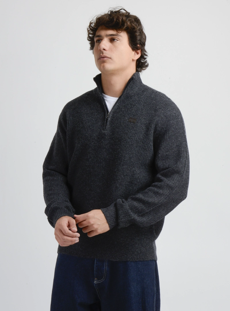 SWEATER NORRIS GRIS OSCURO - 1
