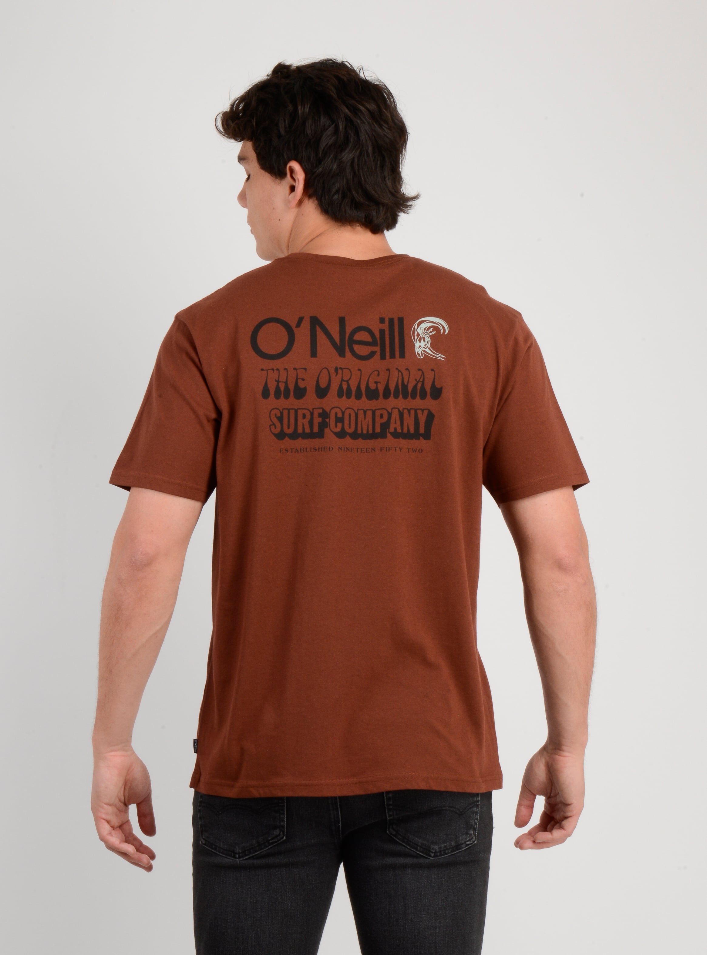 POLERA MANGA CORTA OG VERBAGE ROJO OSCURO - 2