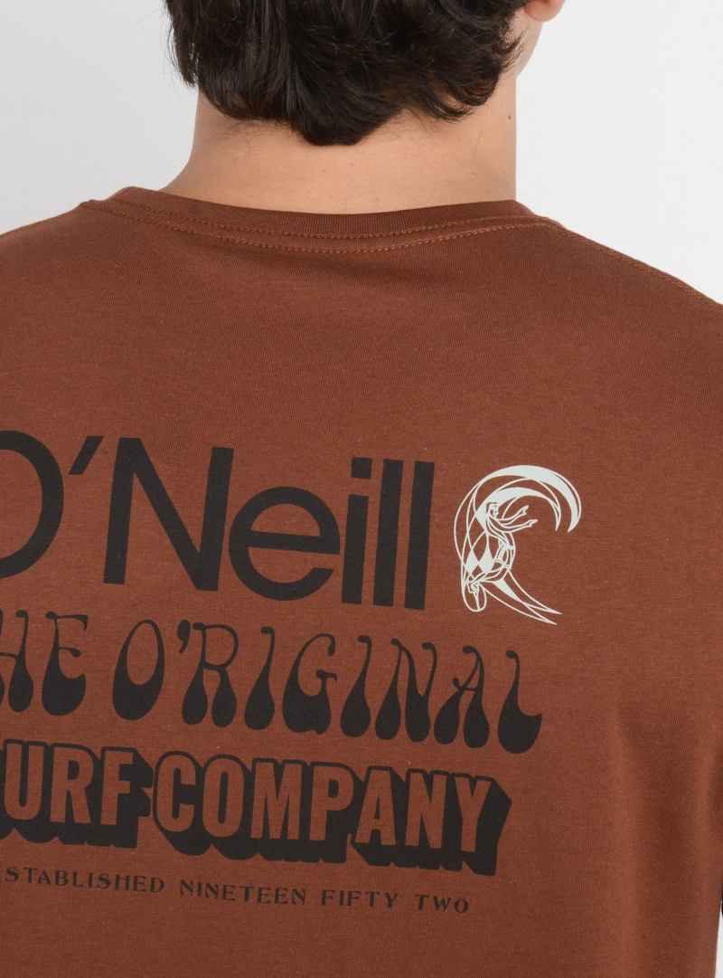 POLERA MANGA CORTA OG VERBAGE ROJO OSCURO - 6