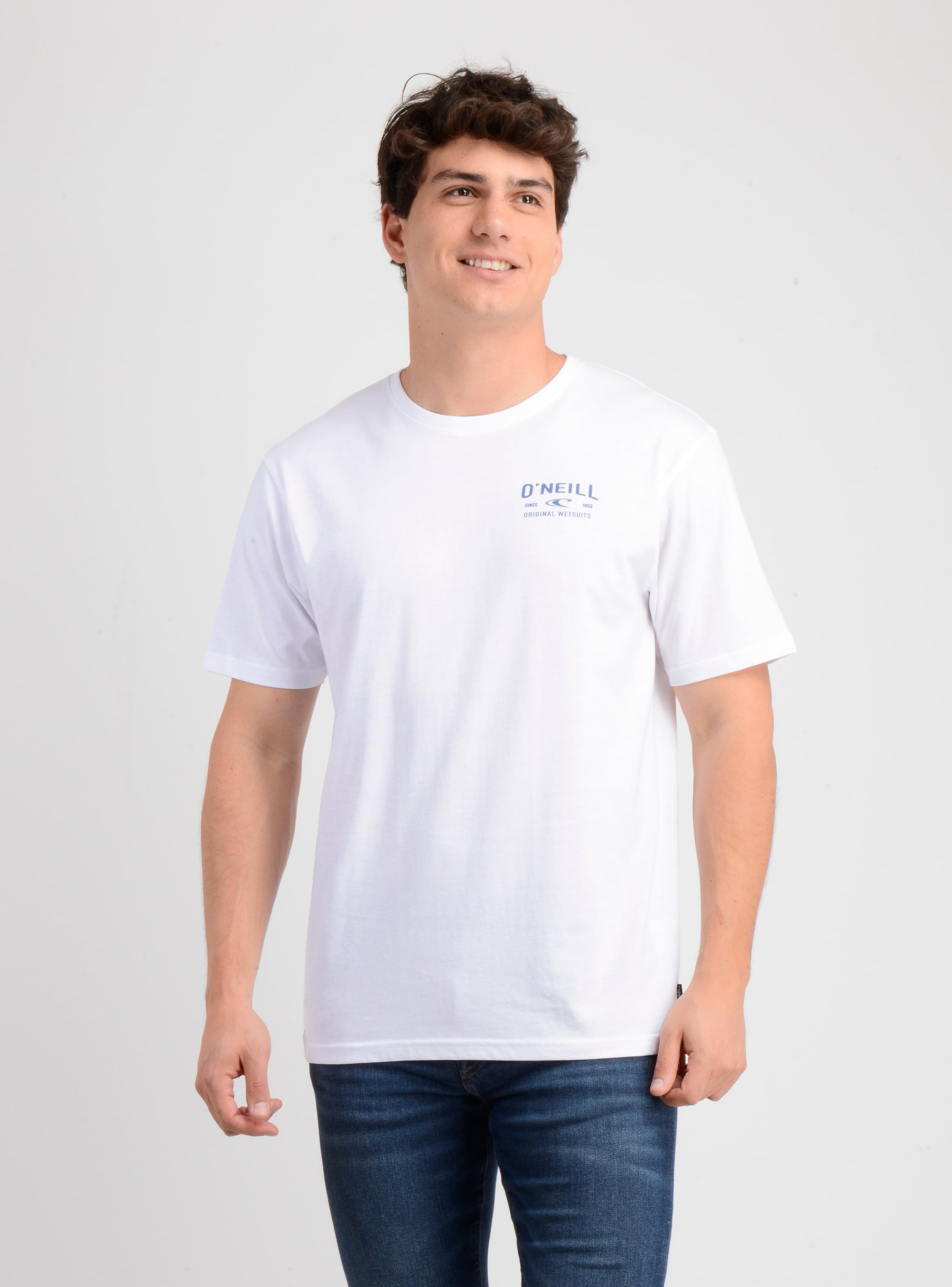 POLERA MANGA CORTA LAYERED UP BLANCO - 1