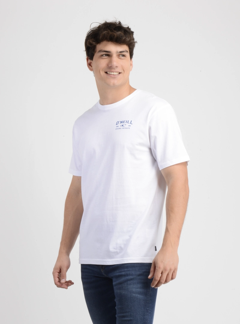 POLERA MANGA CORTA LAYERED UP BLANCO - 2
