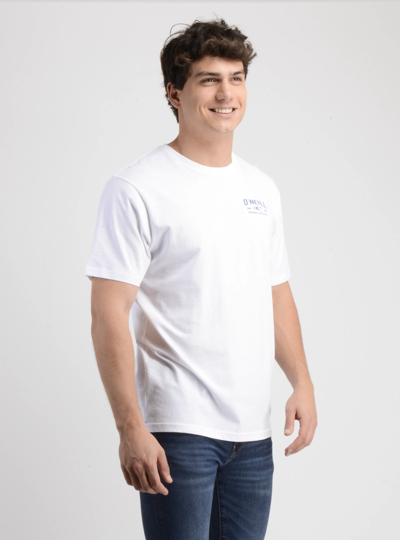 POLERA MANGA CORTA LAYERED UP BLANCO - 4