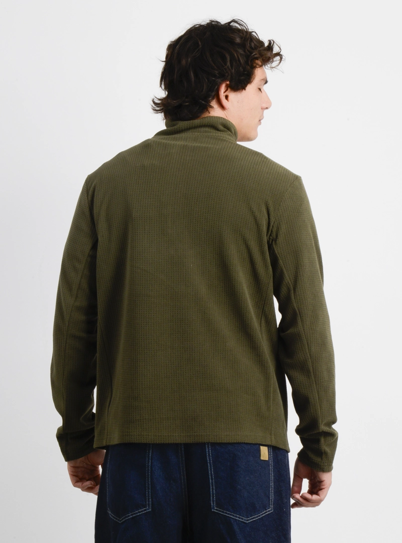 POLERON POLAR HALF RAISE II VERDE OSCURO - 2