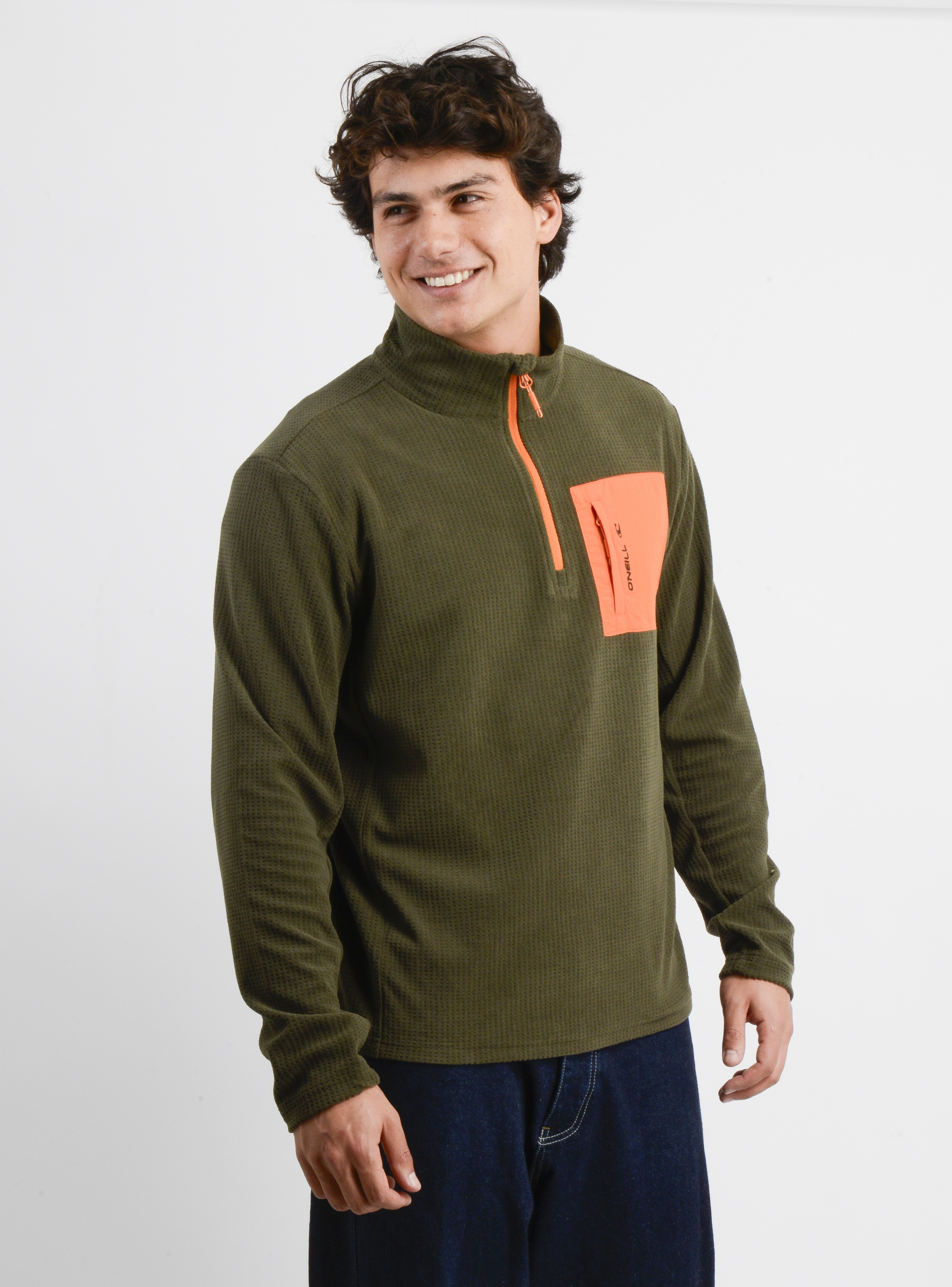 POLERON POLAR HALF RAISE II VERDE OSCURO - 4