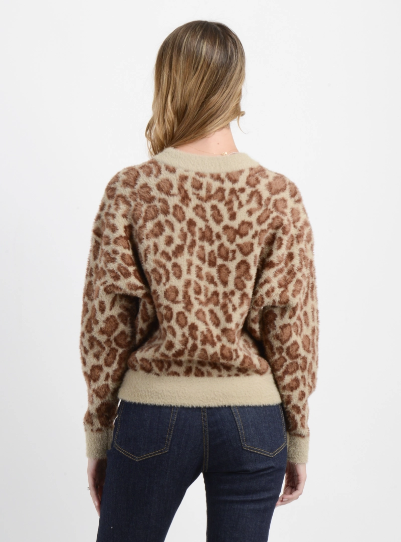 SWEATER CON CIERRE WILD CAFE  CLARO - 2
