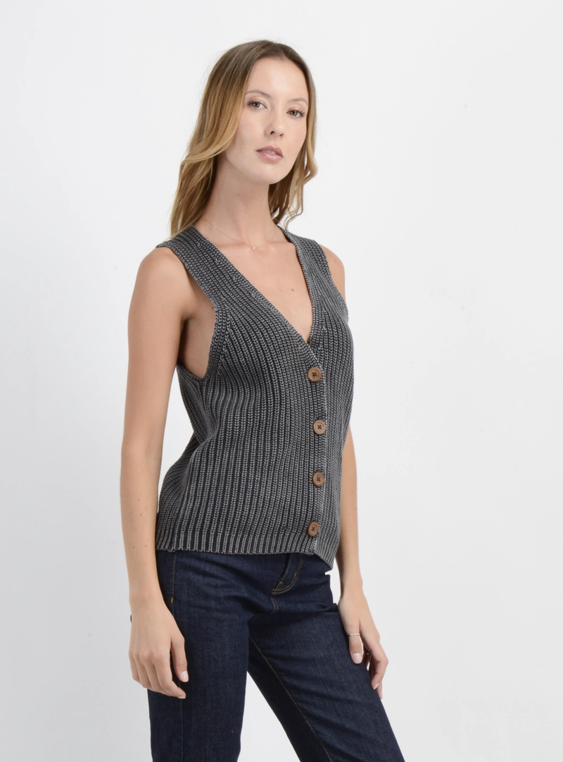 SWEATER YAEL GRIS OSCURO - 4