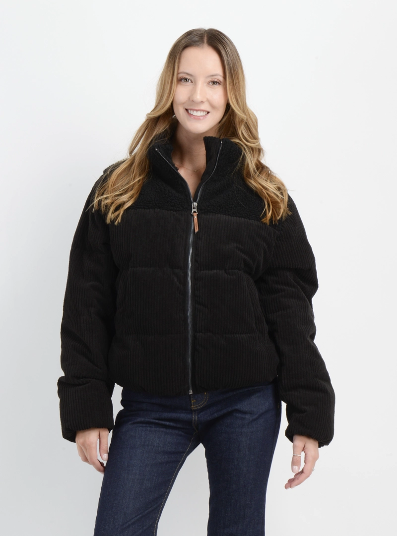 CHAQUETA COTELON OG COLETTE NEGRO - 1