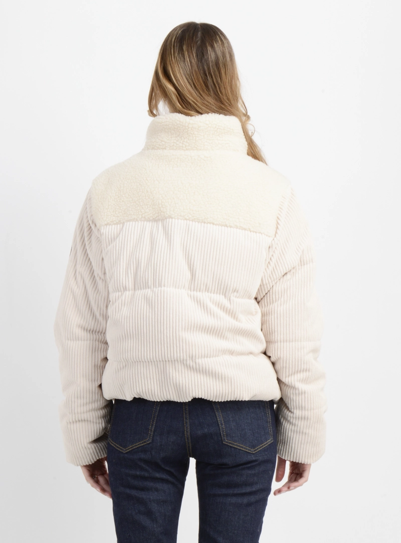 CHAQUETA COTELON OG COLETTE BEIGE CLARO - 2