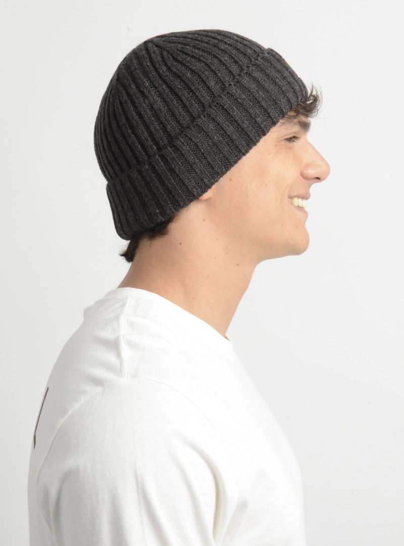 BEANIE BAVARO GRIS OSCURO - 4
