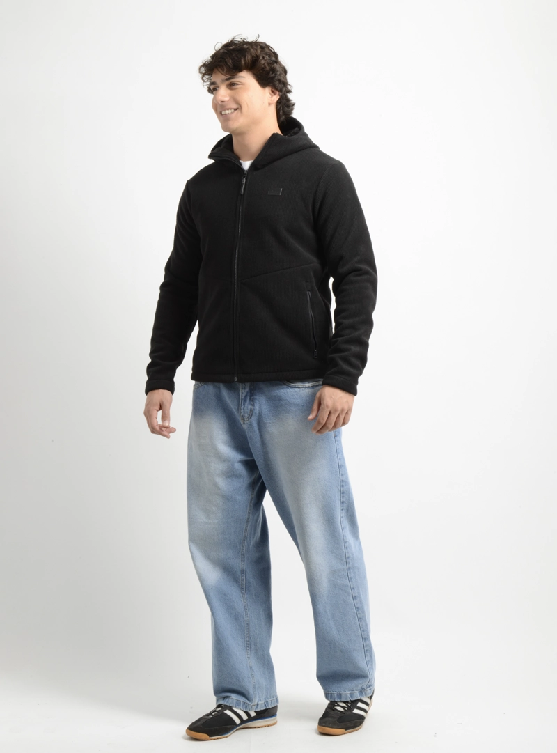 POLERON POLAR ACANALADO VENTURE NEGRO - 3
