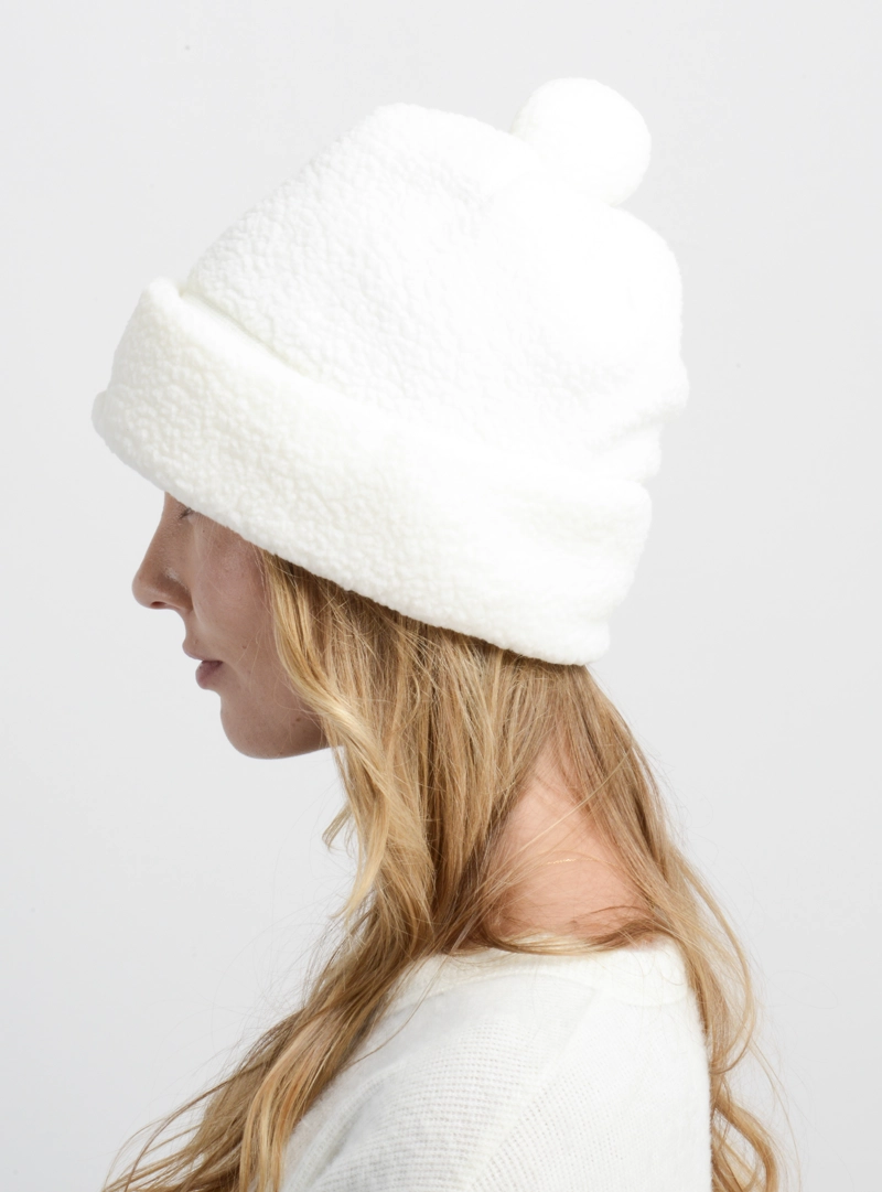 GORRO POLAR LAKEY II BEIGE CLARO - 3