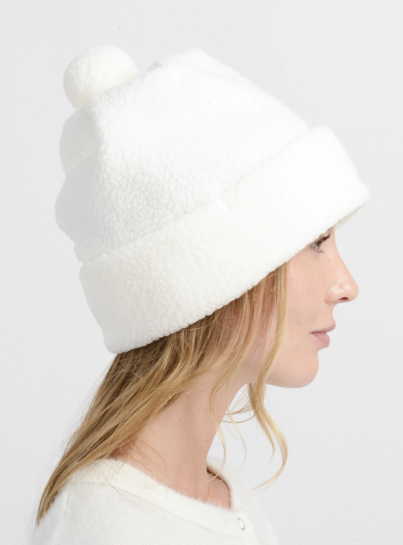 GORRO POLAR LAKEY II BEIGE CLARO - 4