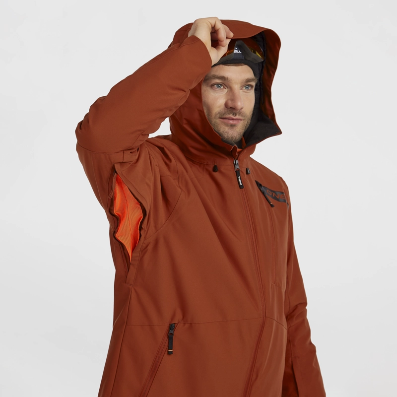 PARKA TECNICA FWC CRUZ JACKET 10K/10K CAFE  COBRE - 4